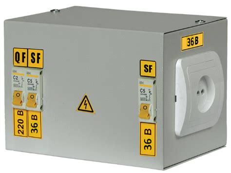 Ящик с понижающим трансформатором ЯТП-0,25 220-36в модиф.№3 250ВА IP30 ...