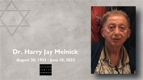 Dr Harry Jay Melnick YouTube