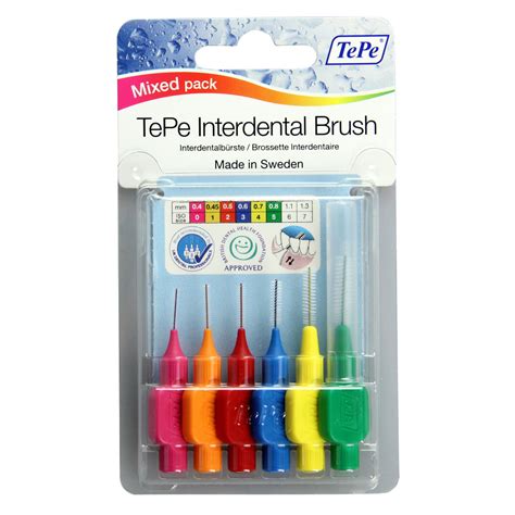 TEPE Interdentalbürste gemischt 6 Stück online bestellen - medpex ...