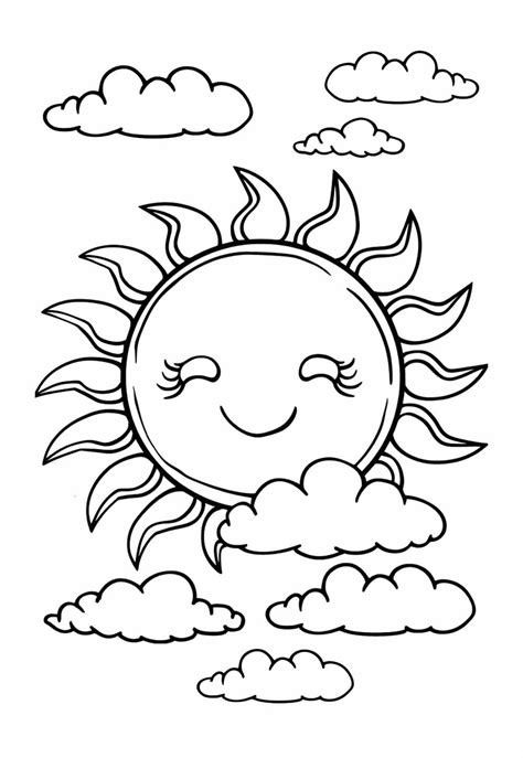 Desenhos Sol Para Colorir - 5
