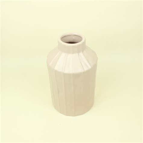 Loja Sant Anna Vaso Garrafa Nude Friso Em Cer Mica