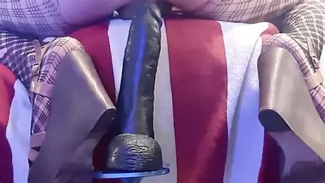 CD In Red Bodysuit Gets Fucked By BBC Dildo With Fuck Machine XHamster