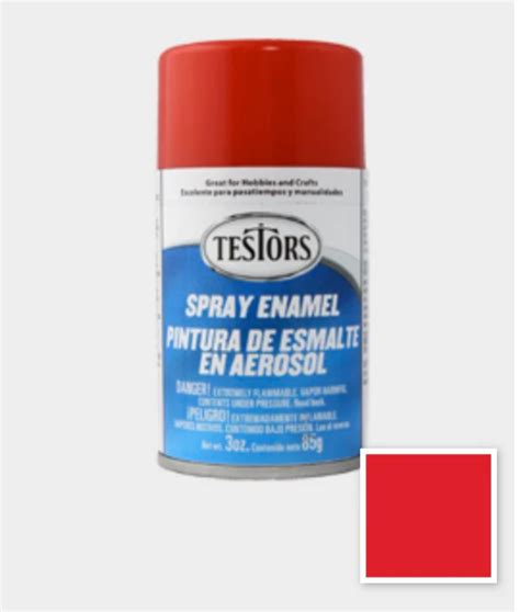 Testors 1203 Spray Gloss Red Enamel 3 Oz Ebay