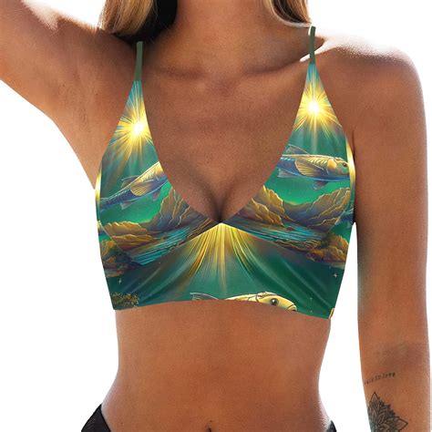 Celestial Swim Crop Bikini Top Model S ID D