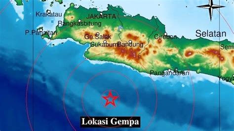 Gempa Terkini Pagi Ini Baru Saja Guncang Di Laut Jabar Info BMKG