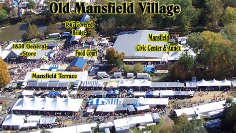 Mansfield Terrace Vendor Space Layout Covered Bridge Festival