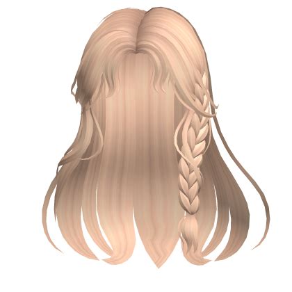 Braided Blonde Anime Hair Roblox