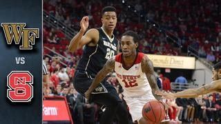 Wake Forest Vs NC State Basketball Highlights 2015 16