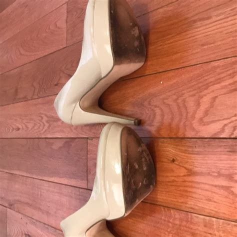 G By Guess Shoes Nude G By Guess Platform Pumps Shiney Sz7 Poshmark