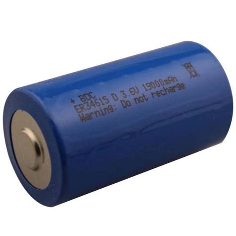 D Batterij - D Batterij, Type: C kaal, Systeem: Lithium, Spanning: 3.6 ...