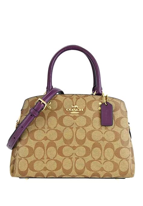 Buy Coach Coach Mini Lillie Carryall In Signature Canvas Brown