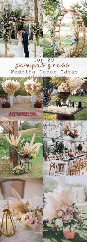 Bohemian Pampas Grass Wedding Ideas To Inspire You In Roses