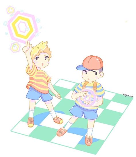 Fan Art Of Lucas And Ness I Just Finished Earthbound