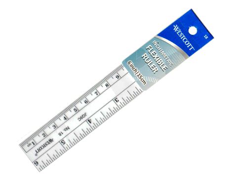 Westcott 18 - 6" Flexible Inch/Metric Ruler