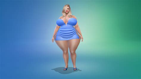 RealGamingHours Custom BBW Sims Collection NEW SIM Christina Stinson The Sims 4 Sims