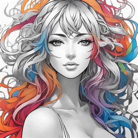 Erotic Anime Nude Coloring Book Relieve Stress And Relax While Coloring Erotic Pictures Of Nude