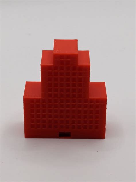 Skyscraper Hotel and Apartment Houses Monopoly Style 3D Printed (1