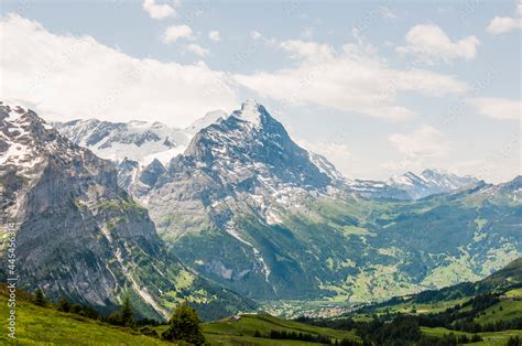 Grindelwald Eiger Eigernordwand Schreckhorn Kleine Scheidegg