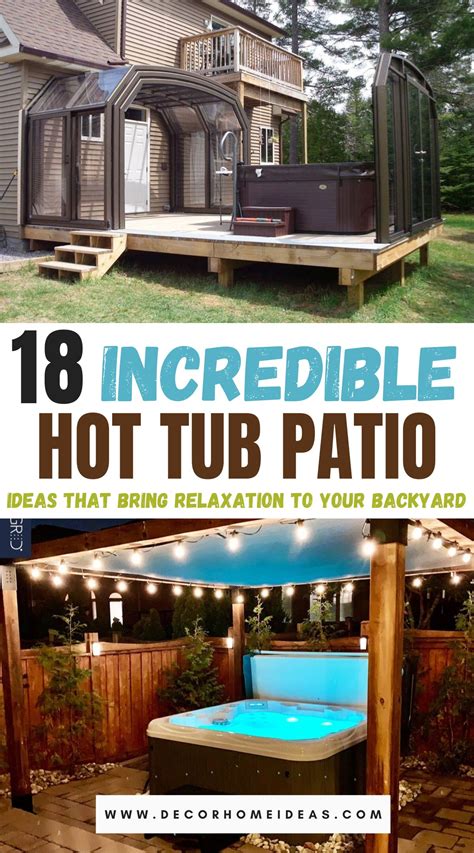 Sizzling Hot Tub Patio Ideas To Ignite Your Outdoor Space