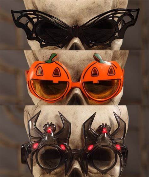 Eyes See You These Halloween Fun Glasses Measure 3 X 5 5 Spider Glasses Feature Led Lights