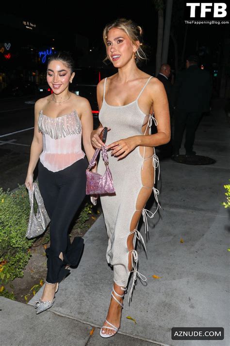 Kara Del Toro Sexy Seen Flashing Her Nude Tits At The Revolve Clothing Store Event In La Aznude