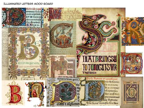 Illuminated Manuscript Letters Illuminated Letters Illuminated