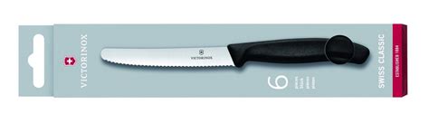 Victorinox Classic Steak Tomato Knife Round Tip Wavy Edge Piece