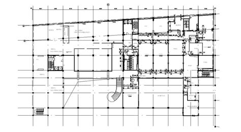 Column Foundation Plan Of Commercial Building Autocad File Cadbull Column Foundation Plan Of