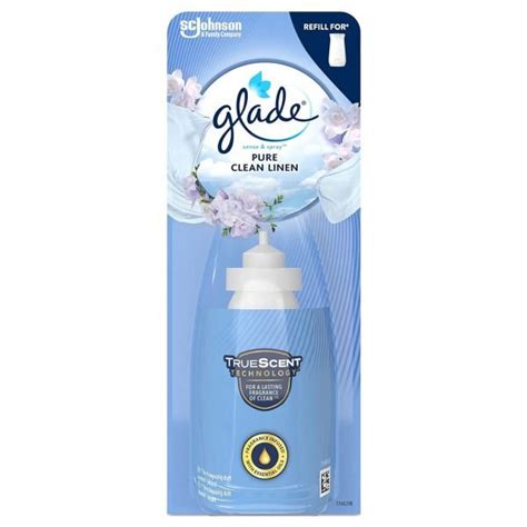 Glade Sense Spray Refill Pure Clean Linen True Scent 18ml Branded