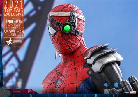 Marvel S Spider Man Cyborg Spider Man Suit Figure By Hot Toys The Toyark News