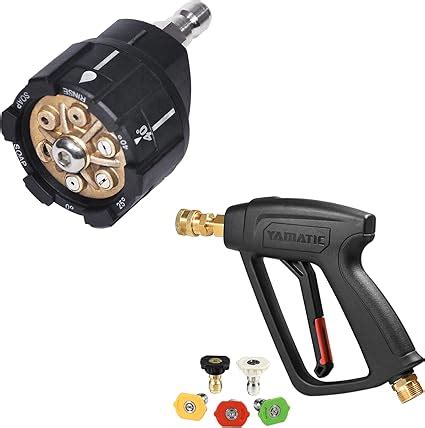 Amazon YAMATIC Pressure Washer Short Gun With 6 In 1 Quick