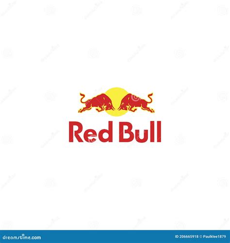 Red Bull Logo Vector on White Background Editorial Stock Photo ...