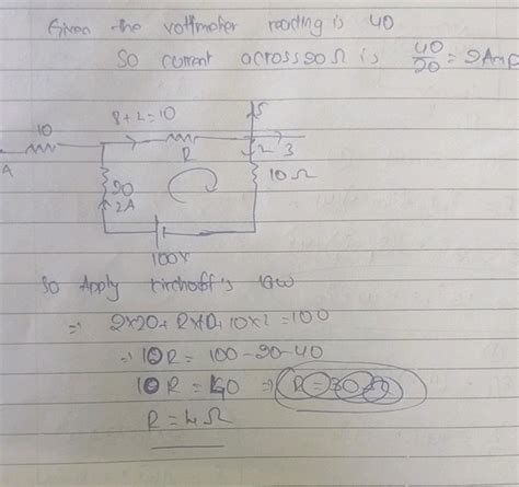 In The Circuit Shown Below Voltmeter V2 Reads 80 Volts What Is The