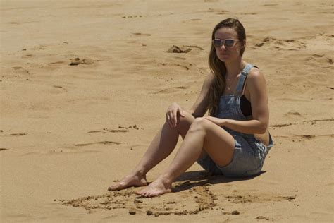 OLIVIA WILDE In Bikini Top At A Beach In Hawaii 04 17 2016 HawtCelebs
