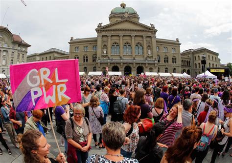 Swiss Women Stage Mass Strike Demanding Overdue Equality Mint