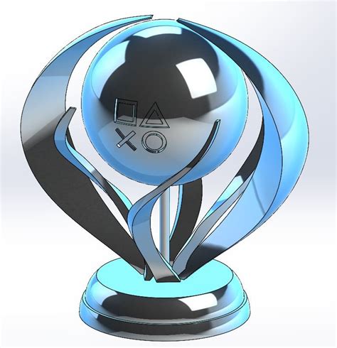 Sony Playstation Platinum Trophy Stl File Etsy Uk