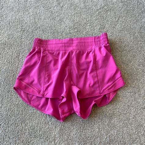 Lululemon Hotty Hot HR Shorts In Sonic Pink Depop