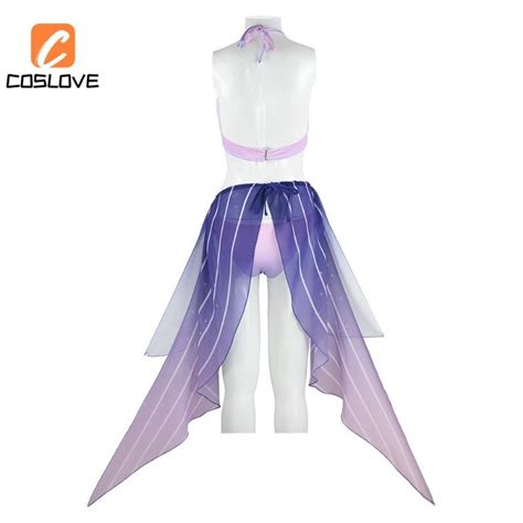 Anime Game Genshin Impact Sangonomiya Kokomi Fan Made Same Style Bikini Suit For Girl Full Set