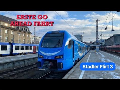 Go Ahead Bayern Stadler Flirt 3 Mitfahrt von München Hbf nach Leutkirch