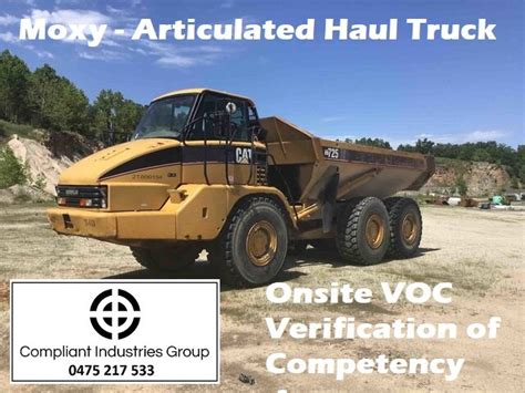 Dump Truck Voc Verification Of Competency Western Suburbs