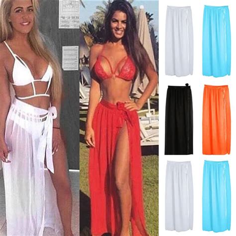 Sexy Beach Skirts Women Beach Dress Sarong Bikini Beach Cover Up Wrap Skirts Lady Towel