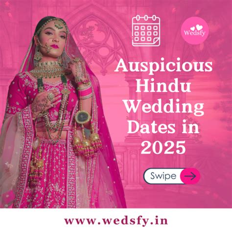 Auspicious Hindu Wedding Dates In 2025 A Comprehensive Guide Wedsfy