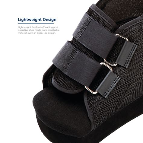 Post Op Heel Taco Shoe Forefoot Offloading Toe Orthotix Uk