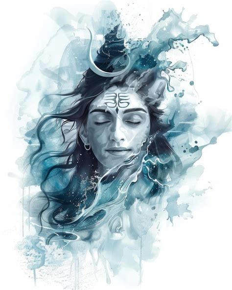 Shiva Watercolor Painting Images Free Download On Freepik