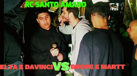 Melta E Davinci Vs Drope E Martt Semifinal Roda Cultural Do Santo Amaro