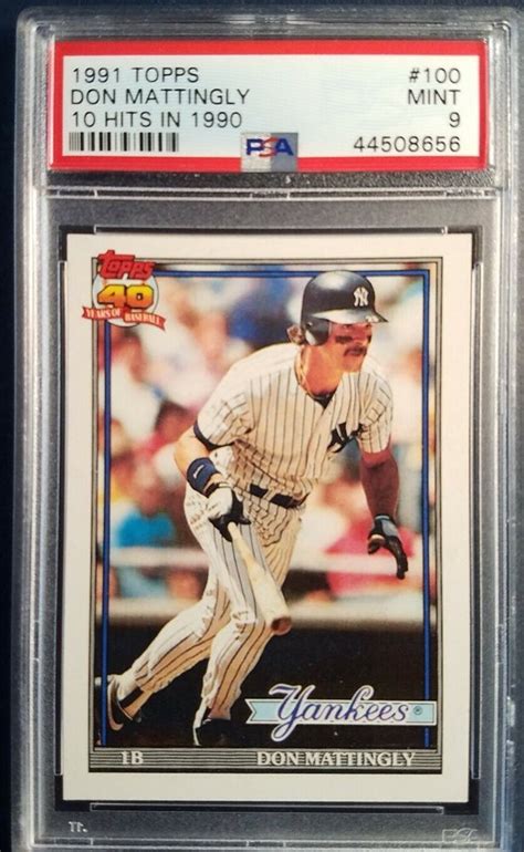 Auction Prices Realized Baseball Cards Topps Don Mattingly Hits