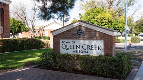See the sights in downtown Queen Creek, Arizona