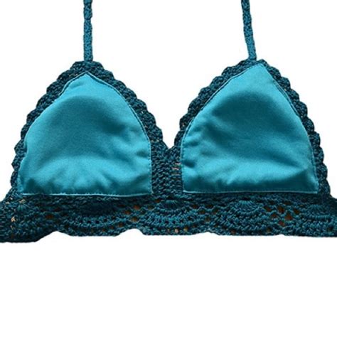 Swim Crochetcheeky Thong Bikini Set Oasis Blue New Poshmark