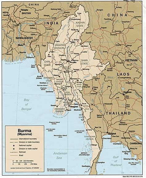 Burma (Myanmar) Maps - Perry-Castañeda Map Collection - UT Library Online