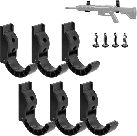 Amazon Adoreal 6PCS Gun Rack Wall Mount Folding Gun Racks Gun